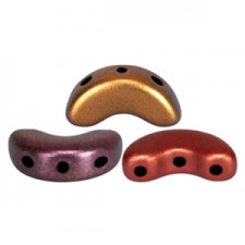 Les perles par Puca® Arcos beads Yellow gold metallic iris 00030/01620